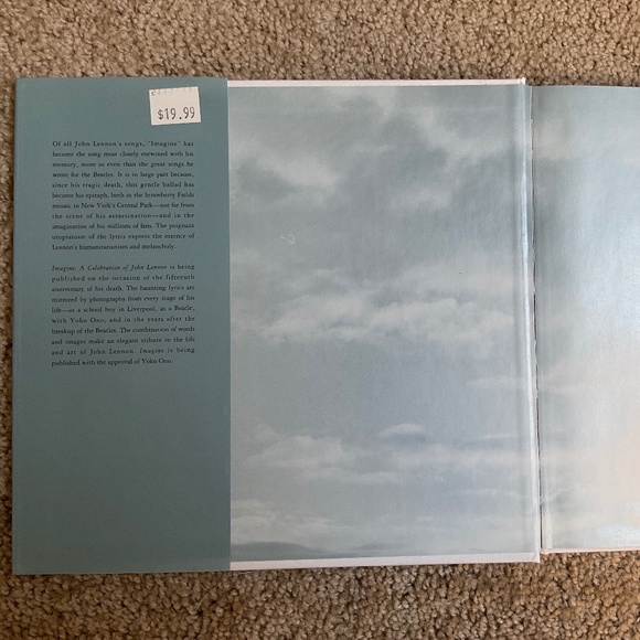 John Lennon Imagine, A Celebration of John Lennon Hardcover - Picture 3 of 7